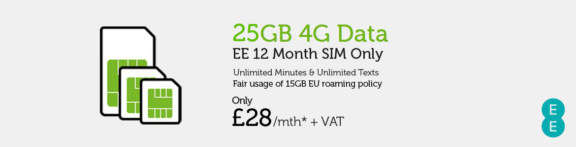 SIM Only EE £28